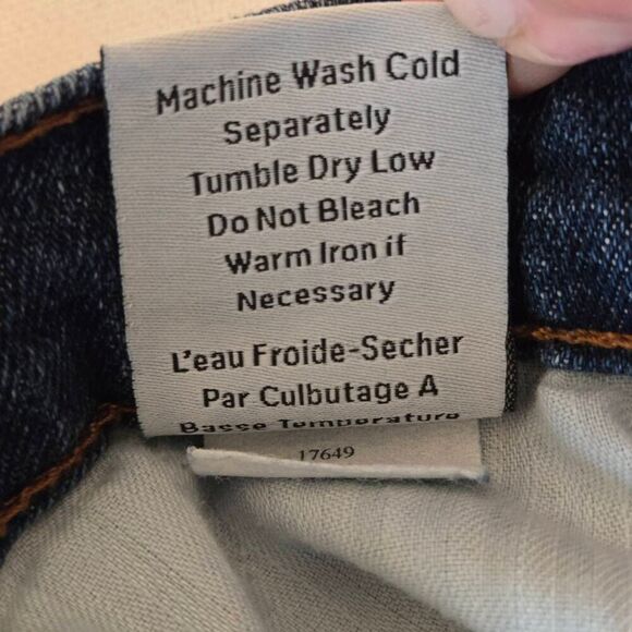 James Jeans Womens Zip Fly High Rise Straight Leg Denim Jeans Blue Size 29 - Picture 9 of 14